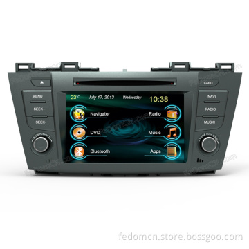 7 Inch TFT LCD Touch Screen Car DVD GPS Navigation System for Mazda 5 with Bluetooth+Radio+iPod+Video